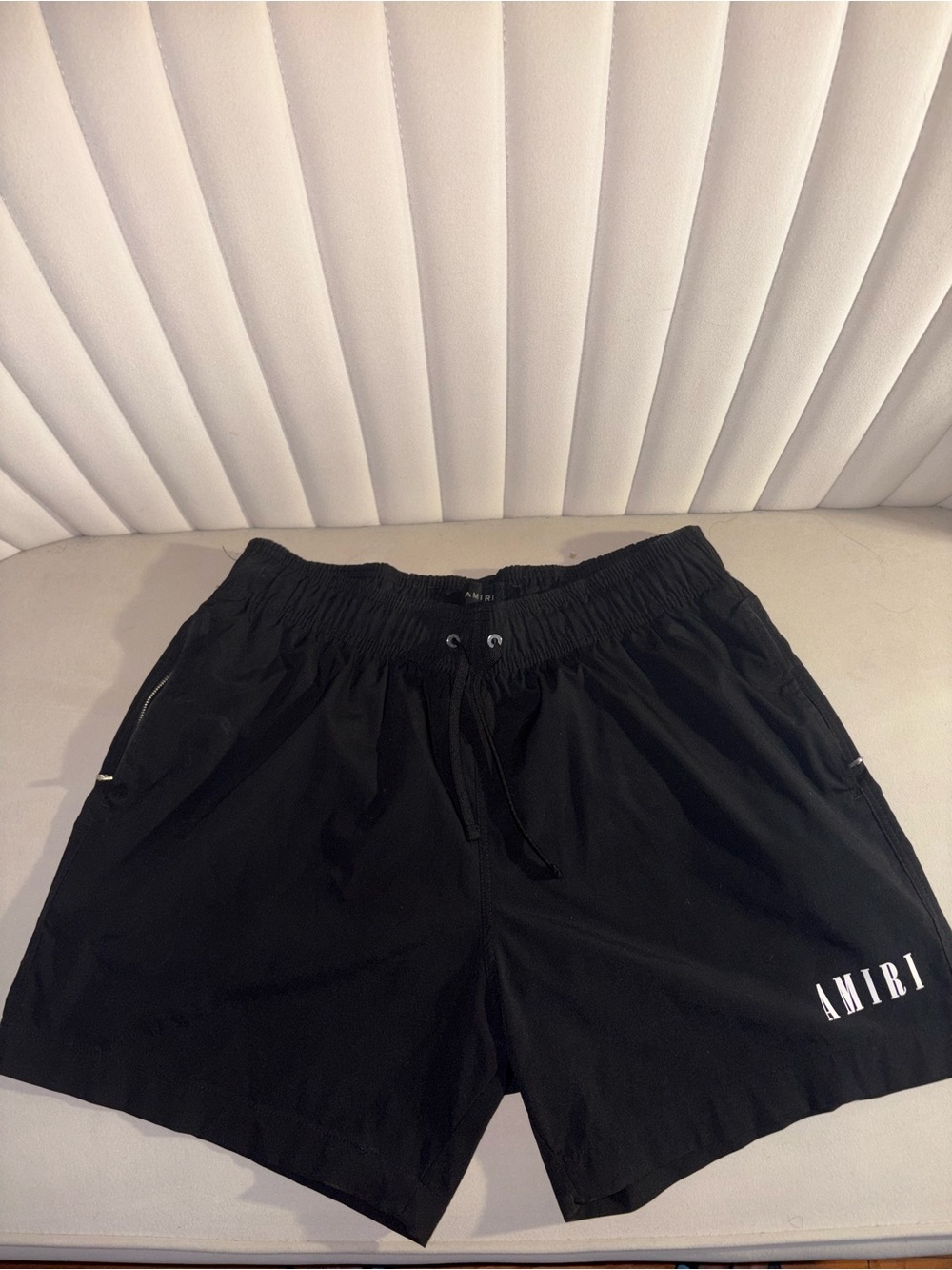 AMIRI Men’s Black Athletic Drawstring Shorts